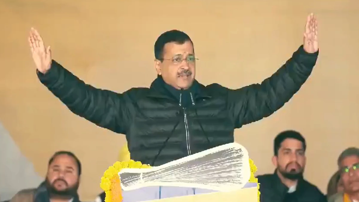 Kejriwal announced that the Aam Aadmi Party (AAP) is set to independently contest every assembly seat in Haryana.