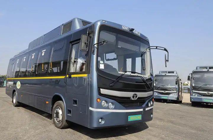 Tata Motors has introduced electric buses for sustainable urban transport in Jammu Smart City.