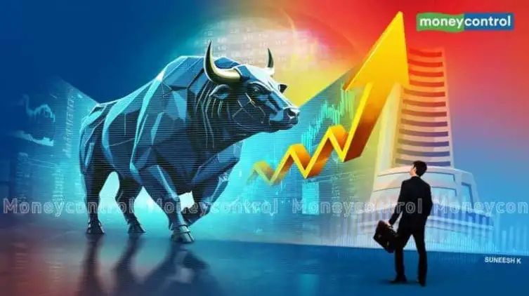 Bull run continues! Sensex crosses 75,000 for the first time, Nifty up over 22,750."