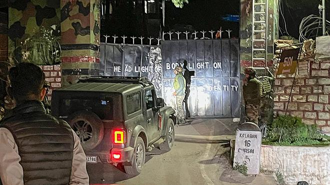 In Poonch, Jammu and Kashmir, a soldier was martyred and four others were injured in a terrorist attack on a convoy of the Indian Air Force.