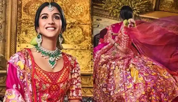 Radhika Merchant's First Look As 'Mrs Ambani' Goes Viral: Wore Lehenga With Kamal Phool In Her Hair